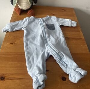 Light Blue Newborn Onesie Pyjamas